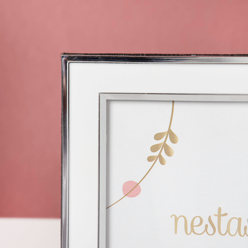 Sleek White Photo Frame 8 Inch - Picture frames and photo frames online | Home decor online