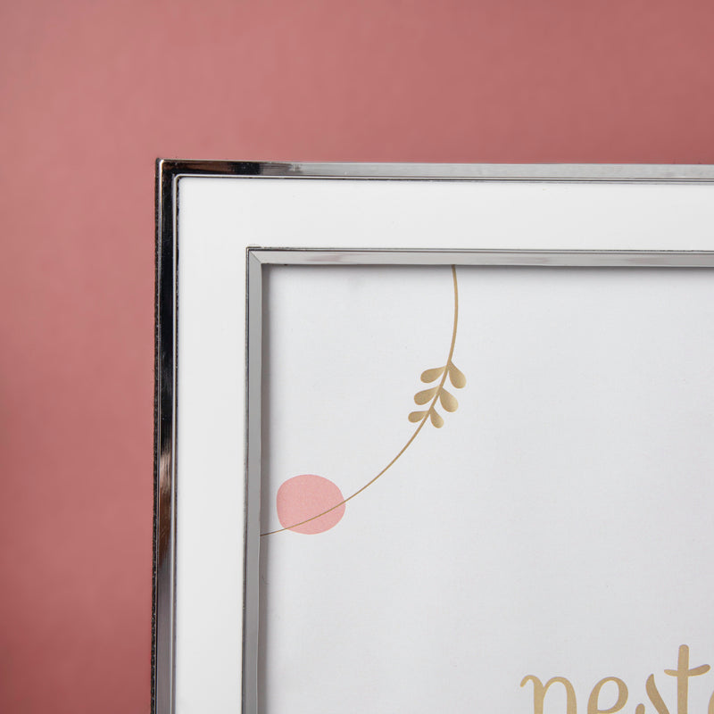 Sleek White Photo Frame 11 Inch - Picture frames and photo frames online | Home decor online