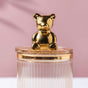 Vintage Jar With Bear Lid Amber 350ml - Jar