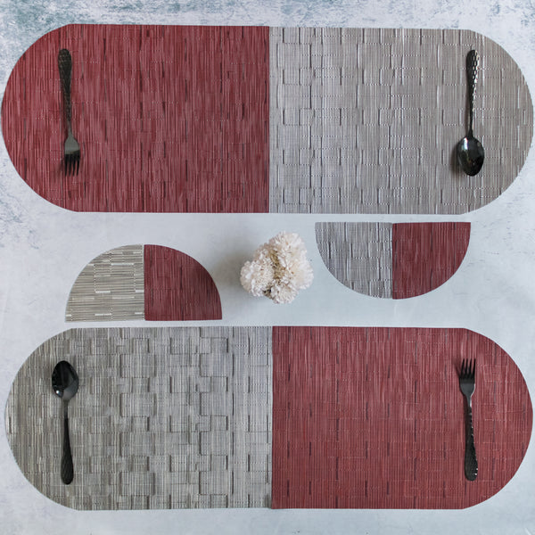 Patterned Coaster and Placemat Set