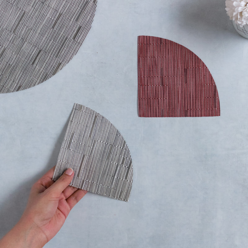 Patterned Coaster and Placemat Set