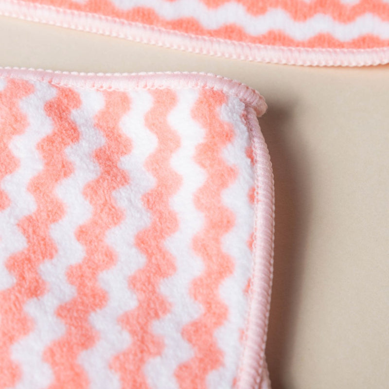 Soft Duster Cloth Peach Set Of 10 - Kitchen Tool