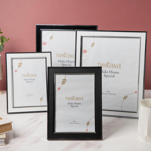 Sleek White Photo Frame 8 Inch