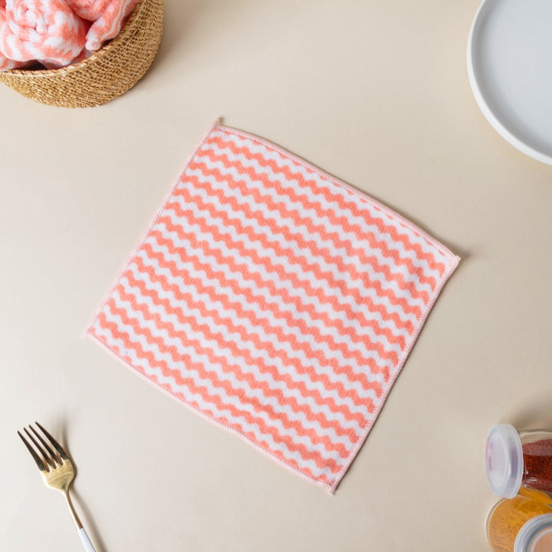 Soft Duster Cloth Peach Set Of 10 - Kitchen Tool
