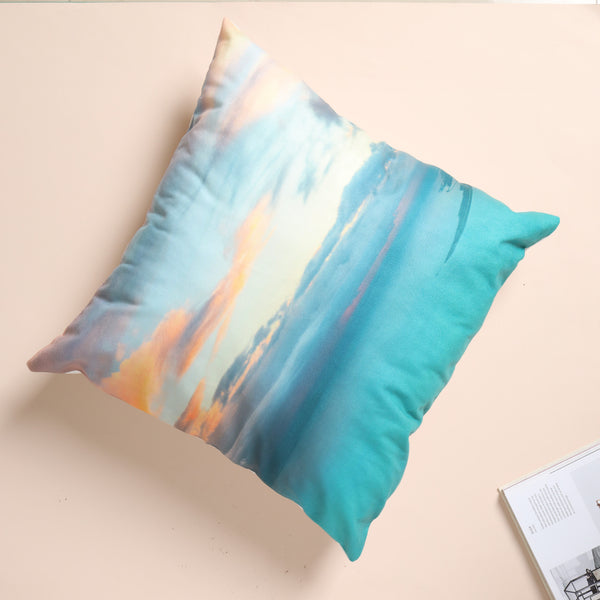 Aqua Couch Pillow Cover