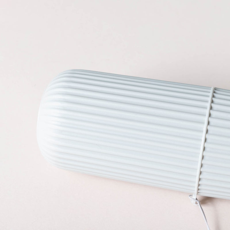 Capsule Shaped Portable Storage Bottle Grey Set Of 2