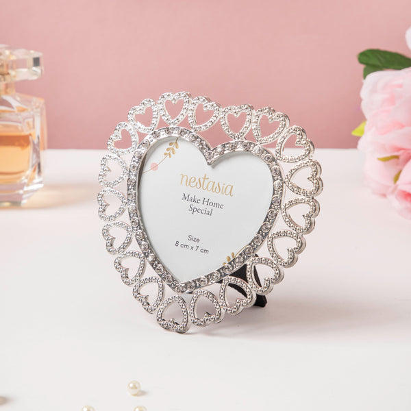 Crystal Heart Frame 5 Inch - Picture frames and photo frames online | Home decoration items