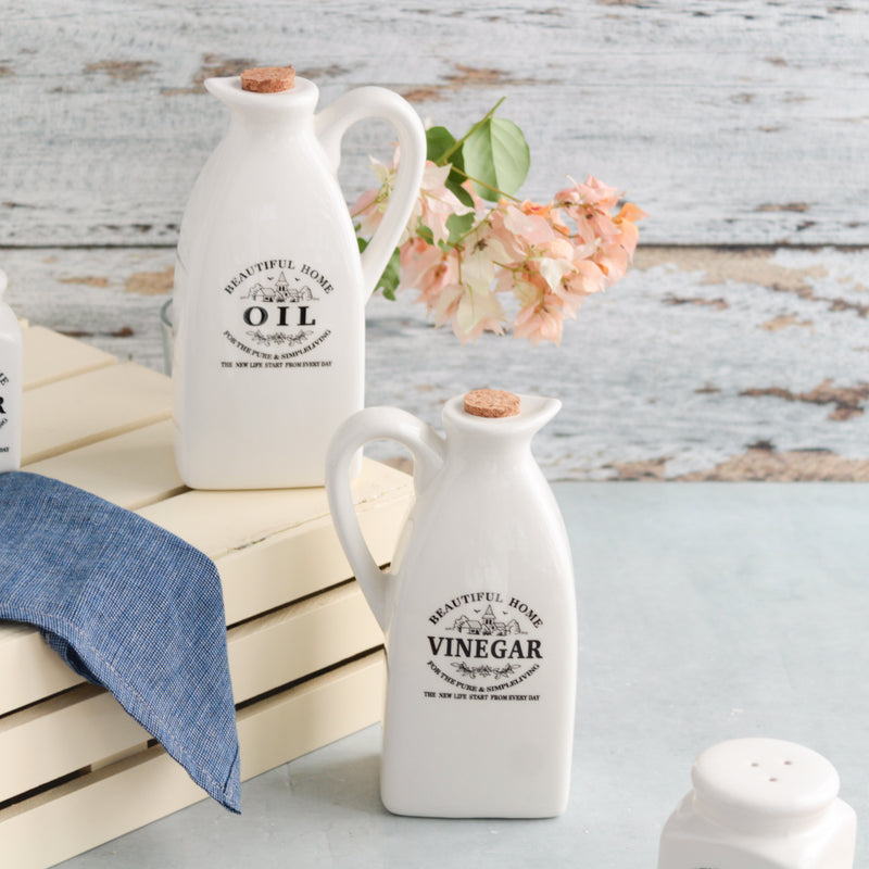 Salt Pepper and Oil Bottle Set - Kitchen Tool