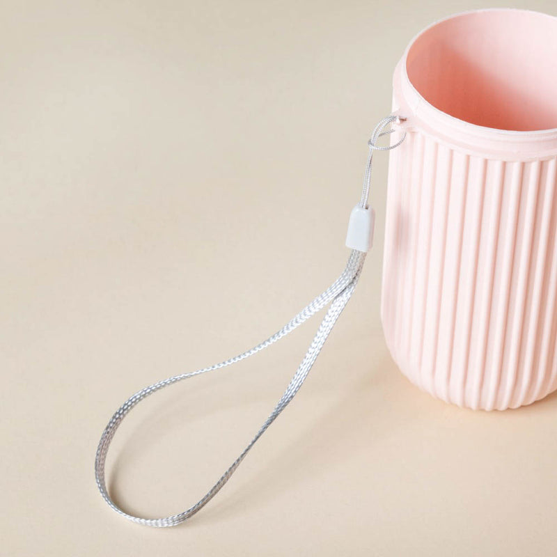 Capsule Shaped Portable Storage Bottle Pink Set Of 2