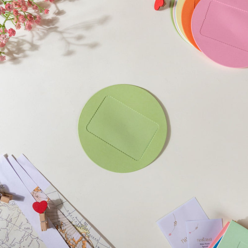 Round DIY Wall Hanging Picture Frame Set Of 2