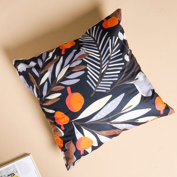 Flower And Leaf Cushion Case
