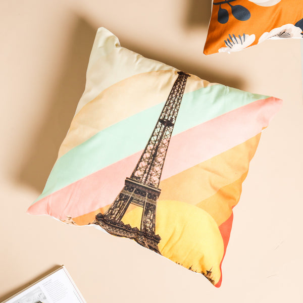 Eiffel Tower Couch Cushion Case