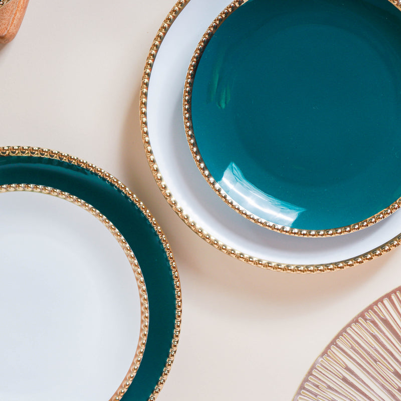 Glazed Ceramic Appetizer Plate - Serving plate, snack plate, dessert plate | Plates for dining & home decor