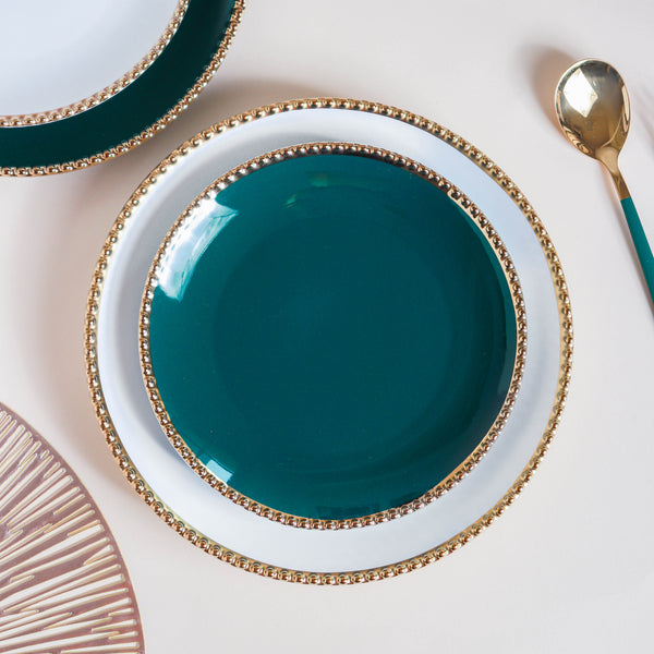 Glazed Ceramic Appetizer Plate - Serving plate, snack plate, dessert plate | Plates for dining & home decor