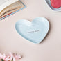 Heart Starter Plate Small Blue - Serving plate, snack plate, dessert plate | Plates for dining & home decor