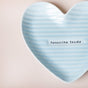 Heart Starter Plate Small Blue - Serving plate, snack plate, dessert plate | Plates for dining & home decor