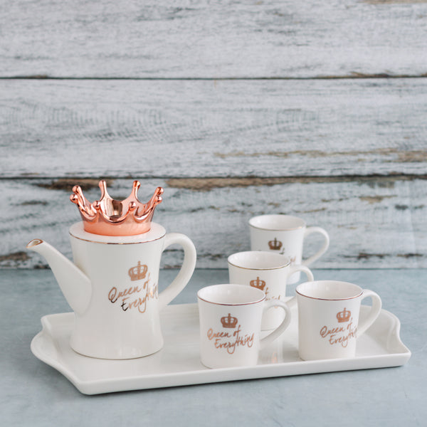 Royal Tea Set - Tea cup set, tea set, teapot set | Tea set for Dining Table & Home Decor