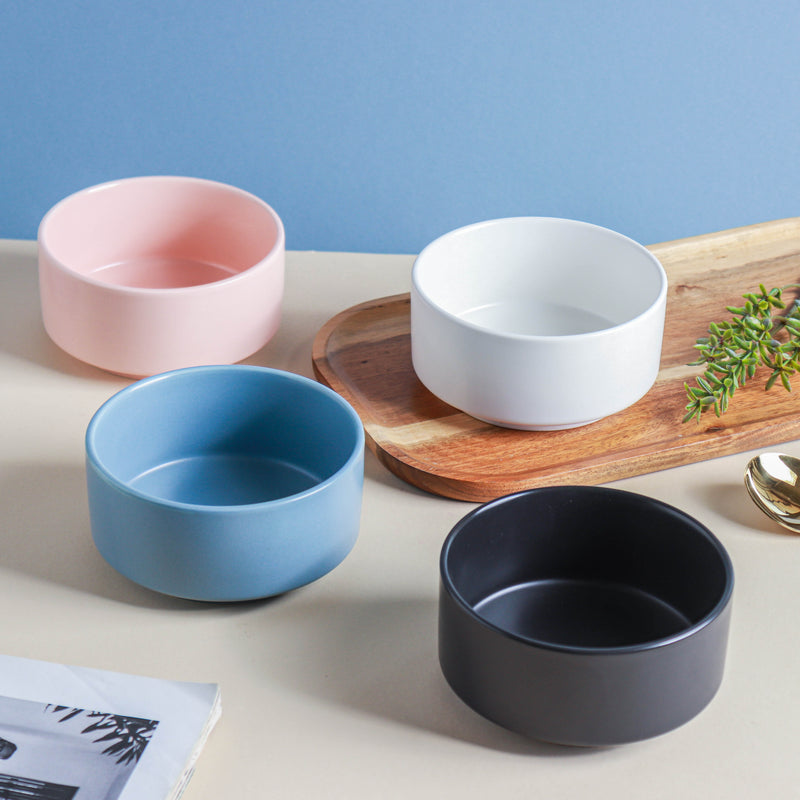 Pastel Snack Bowl 450 ml - Bowl,ceramic bowl, snack bowls, curry bowl, popcorn bowls | Bowls for dining table & home decor