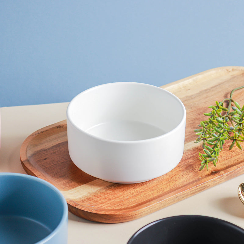 Pastel Snack Bowl 450 ml - Bowl,ceramic bowl, snack bowls, curry bowl, popcorn bowls | Bowls for dining table & home decor