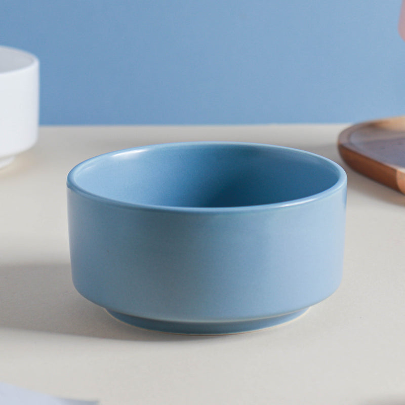Pastel Snack Bowl 450 ml - Bowl,ceramic bowl, snack bowls, curry bowl, popcorn bowls | Bowls for dining table & home decor