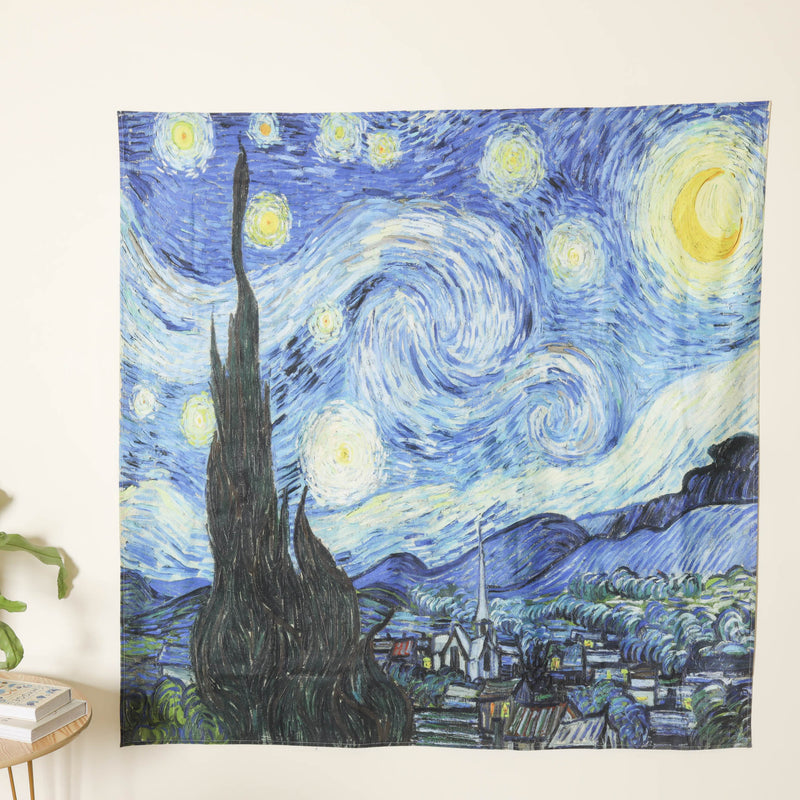 Starry Night Tapestry - Wall tapestry for home decor| Shop wall decoration & room decoration items