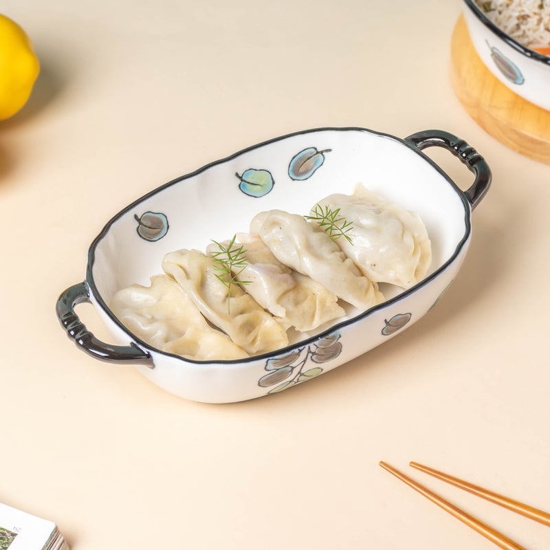 Aspen Leaves 19 Piece Pasta Set For 6