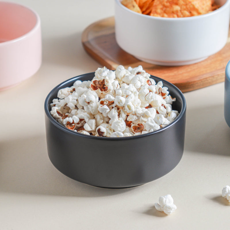 Pastel Snack Bowl 450 ml - Bowl,ceramic bowl, snack bowls, curry bowl, popcorn bowls | Bowls for dining table & home decor