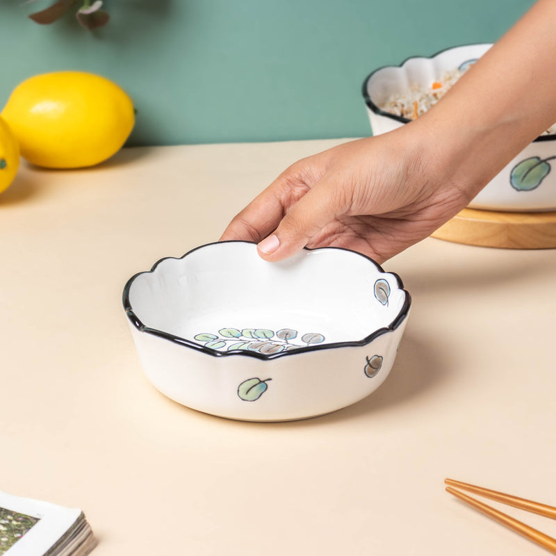 Aspen Leaves 19 Piece Pasta Set For 6