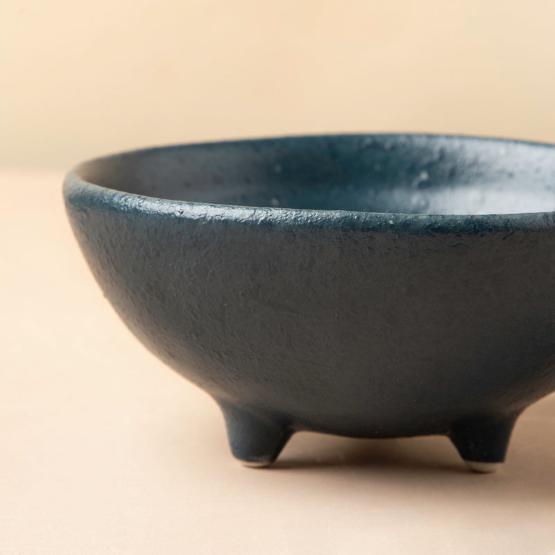 Teal Dessert Bowl 100 ml - Bowl, ceramic bowl, dip bowls, chutney bowl, dip bowls ceramic | Bowls for dining table & home decor 