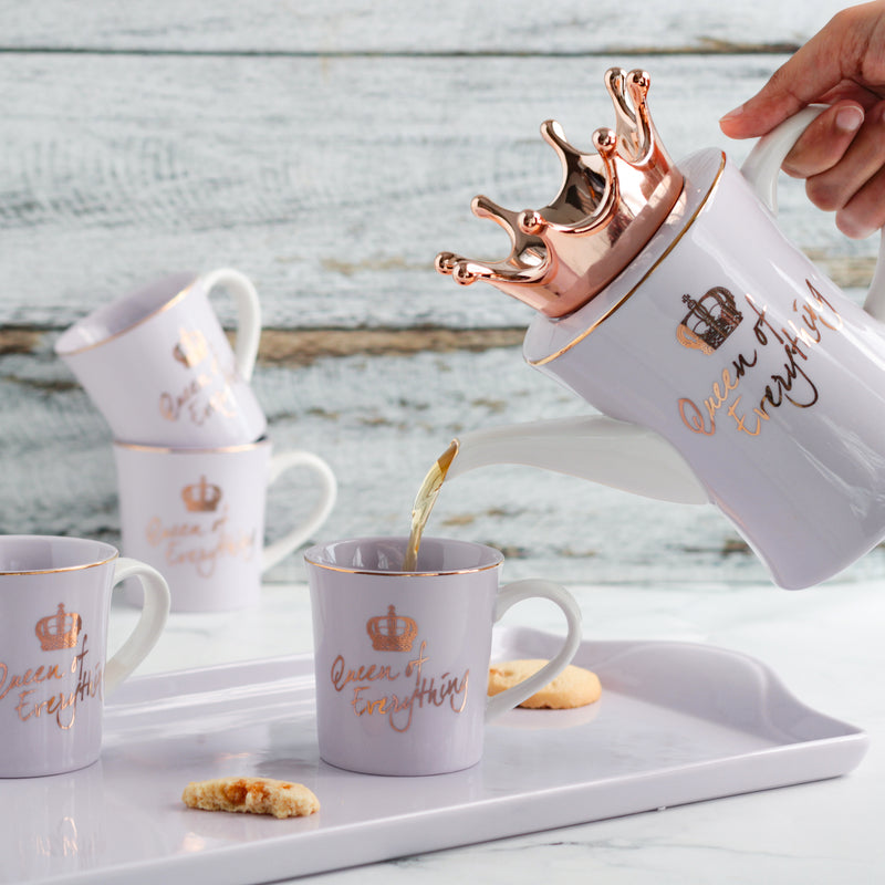 Royal Tea Set - Tea cup set, tea set, teapot set | Tea set for Dining Table & Home Decor