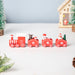 Christmas Wooden Train Decor Red - Showpiece | Home decor item | Room decoration item