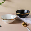 Glazed Ceramic Soup Bowl - Bowl, soup bowl, ceramic bowl, snack bowls, curry bowl, popcorn bowls | Bowls for dining table & home decor