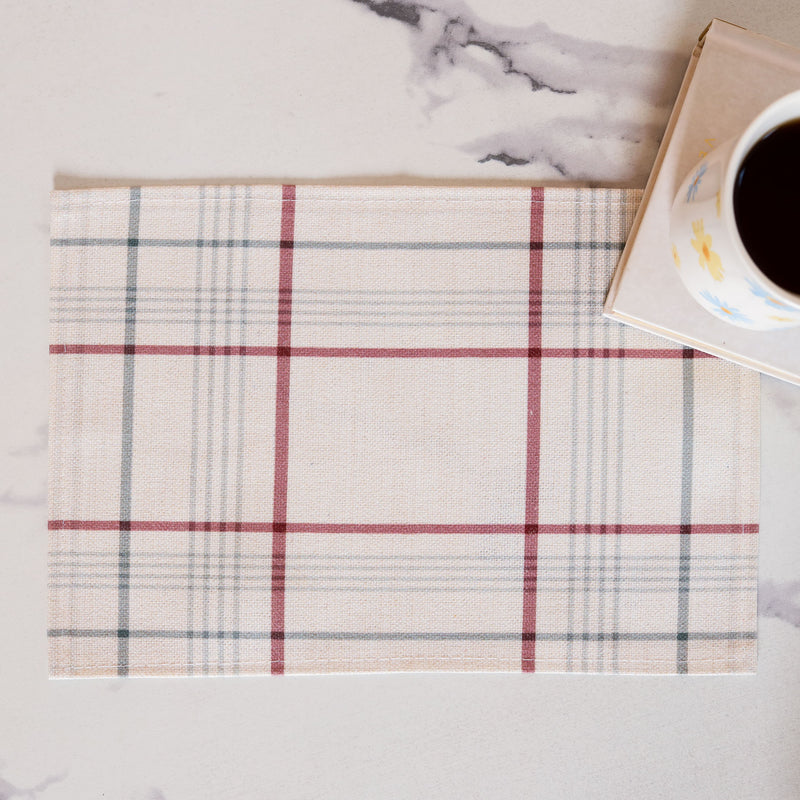 White Side Table Mat