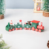 Christmas Wooden Train Decor Green - Showpiece | Home decor item | Room decoration item