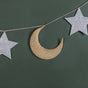 Festive Star And Moon Bunting 98 Inch