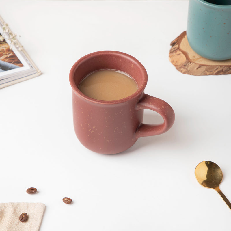 Mystic Maroon Coffee Mug 250 ml- Mug for coffee, tea mug, cappuccino mug | Cups and Mugs for Coffee Table & Home Decor