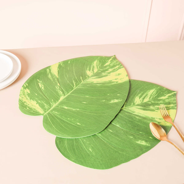 Tropical Leaf Table Mat Set of 2