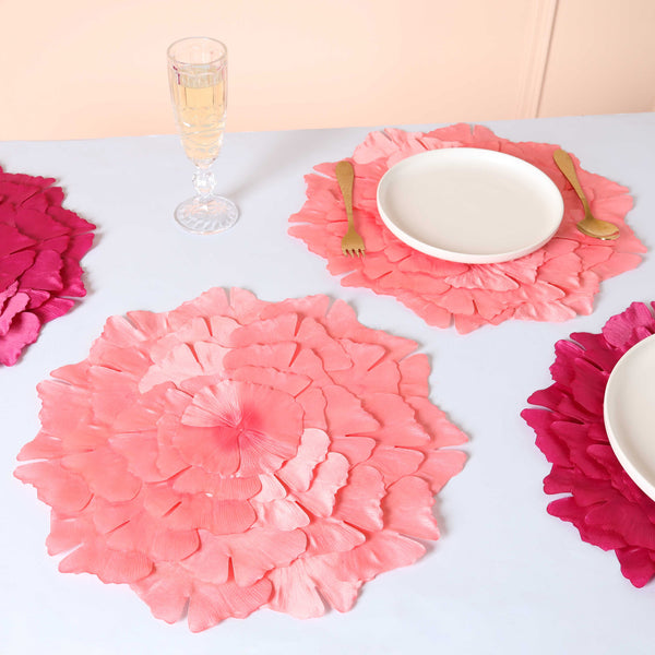 Fabric Flower Placemat Set of 2
