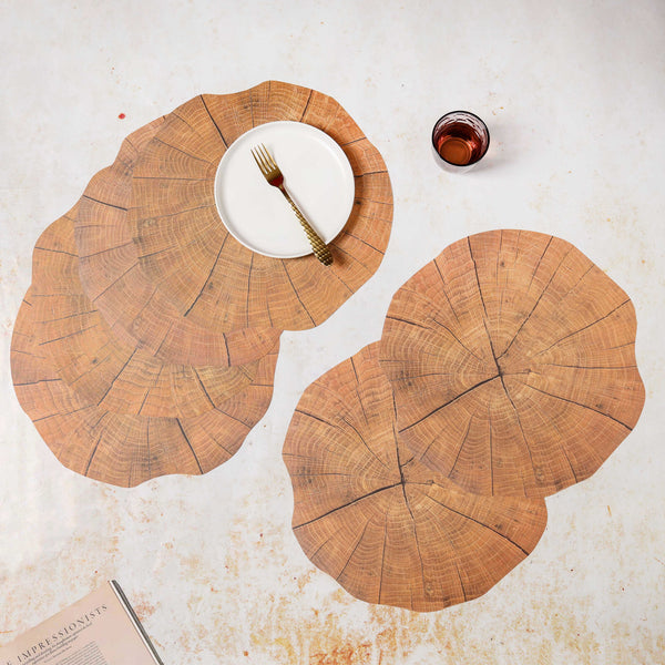 Wood Table Mat Set of 6