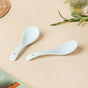 Ceramic Soup Spoon Mint Green Set of 2