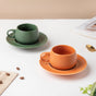 Sage Green Cup Set 100 ml- Tea cup, coffee cup, cup for tea | Cups and Mugs for Office Table & Home Decoration