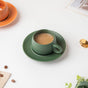 Sage Green Cup Set 100 ml- Tea cup, coffee cup, cup for tea | Cups and Mugs for Office Table & Home Decoration