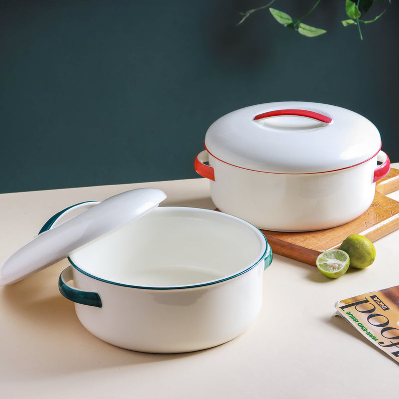 Toujours Serving Bowl With Lid - Serving bowl with lid, ceramic bowls with lids, noodle bowl, curry bowl, oven bowl, soup bowl with handle | Bowls for dining table & home decor