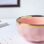 Think Pink Ceramic Soup Bowl - Bowl, soup bowl, ceramic bowl, snack bowls, curry bowl, popcorn bowls | Bowls for dining table & home decor