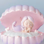 Shell And Mermaid Resin Lamp Decor Pink - Showpiece | Home decor item | Room decoration item
