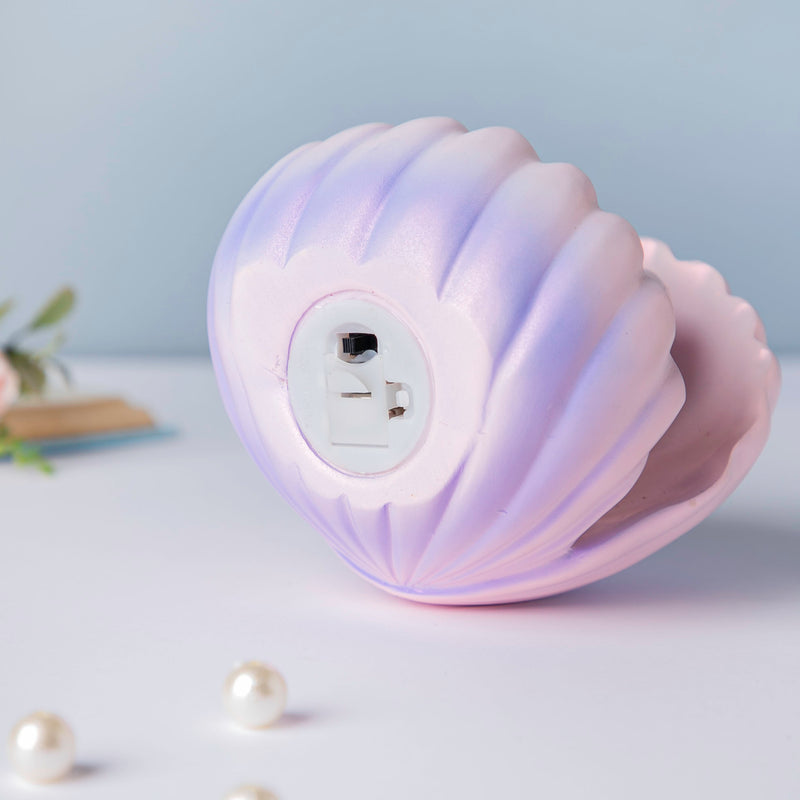 Shell And Mermaid Resin Lamp Decor Pink - Showpiece | Home decor item | Room decoration item