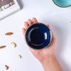 Midnight Blue Ceramic Dip Bowl - Bowl, ceramic bowl, dip bowls, chutney bowl, dip bowls ceramic | Bowls for dining table & home decor 