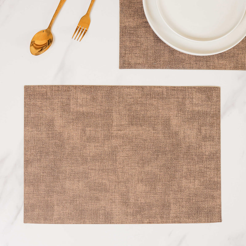 Faux Leather Table Mat Set of 2