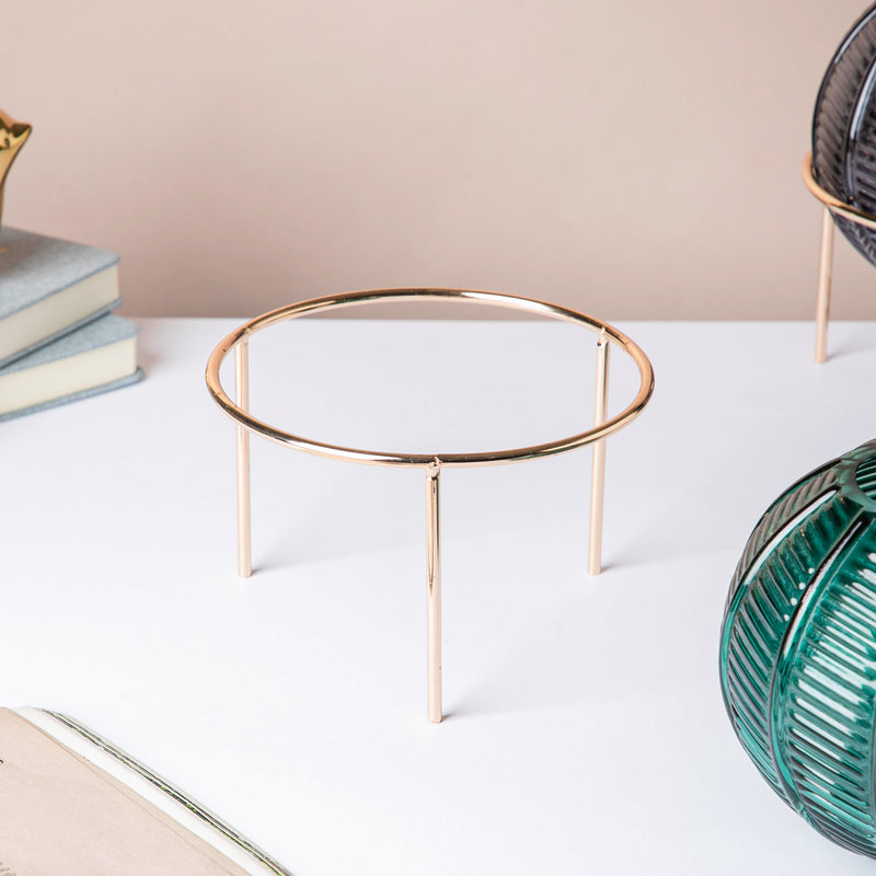 Small Globe Vase - Flower vase for home decor, office and gifting | Home decoration items