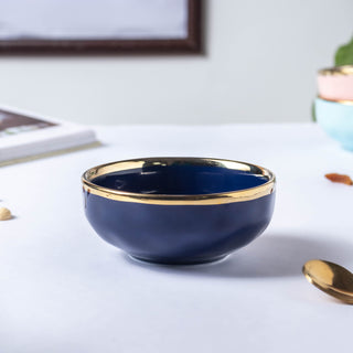 Midnight Blue Ceramic Dip Bowl